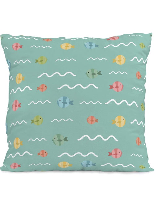 Funda de almohada World map "Happyfriday" - Kiabi