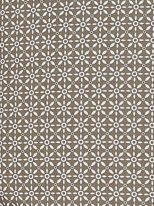 Funda de almohadón en percal con estilo gráfico - Kiabi