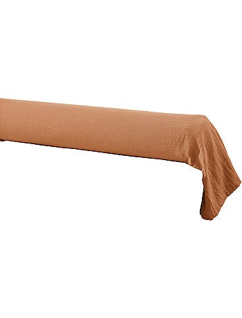Funda de almohadón largo - doble gasa de algodón lisa - gaïa