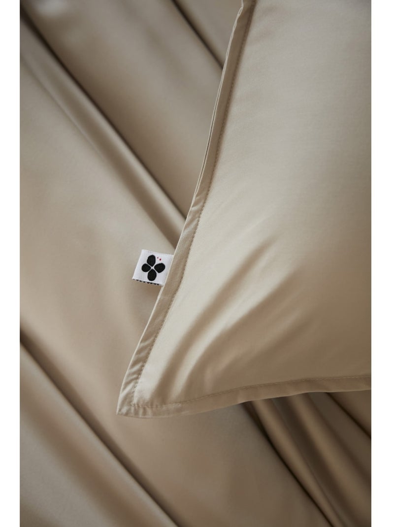 Funda de almohadón largo – satén de bambú – ultra suave - salomé Beige Pampa - Kiabi