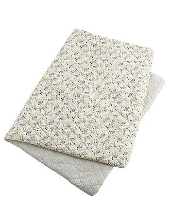 Funda de cama 90x140 cm en algodón verde - SAUTHON