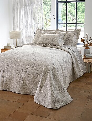 Funda de cama de jacquard con motivos arabescos - Afibel