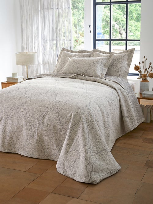 Funda de cama de jacquard con motivos arabescos - Afibel - Kiabi