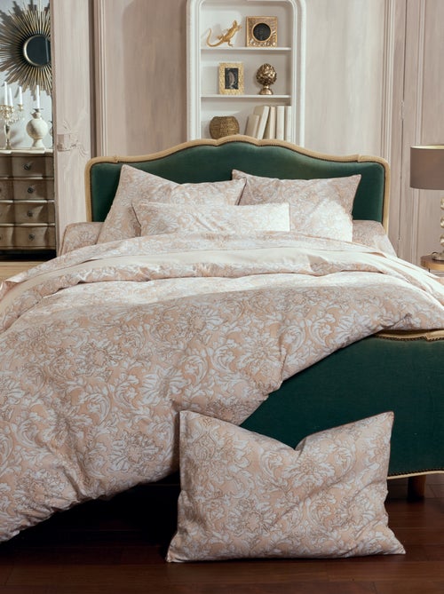 Funda de cama de percal de algodón ornamental clásico - Kiabi