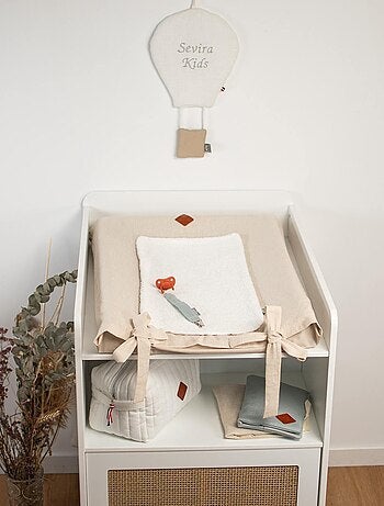 Funda de cambiador de lino lavado - SEVIRA KIDS