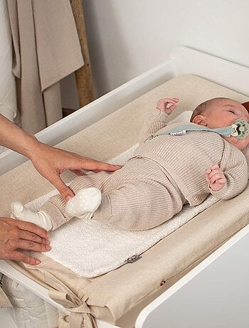 Funda de cambiador de lino lavado - SEVIRA KIDS