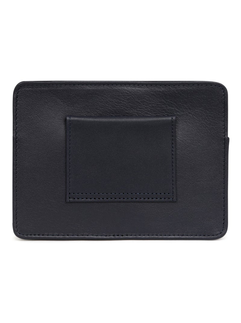 Funda de cinturón - cuero soft hexagona Azul marino - Kiabi