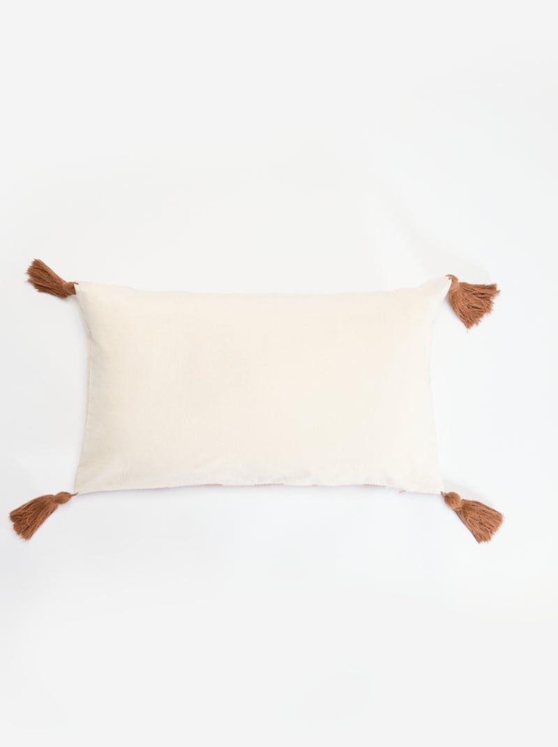 Funda de cojín (30 x 50 cm) - Kiabi Home Marron - Kiabi