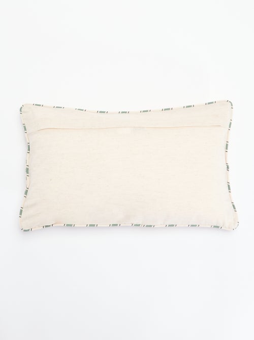 Funda de cojín (30 x 50 cm) - Kiabi Home - Kiabi Funda de cojín (30 x 50 cm) - Kiabi Home - Kiabi