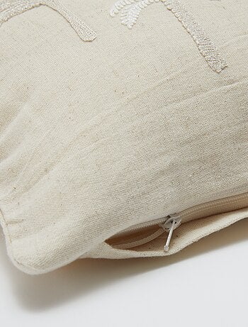 Funda de cojín (30x50 cm) en mezcla de lino - Kiabi Home