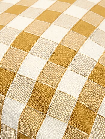Funda de cojín a cuadros (45x45 cm) - Kiabi Home
