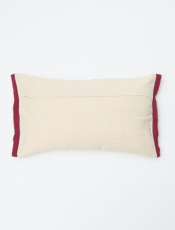 Funda de cojín a cuadros