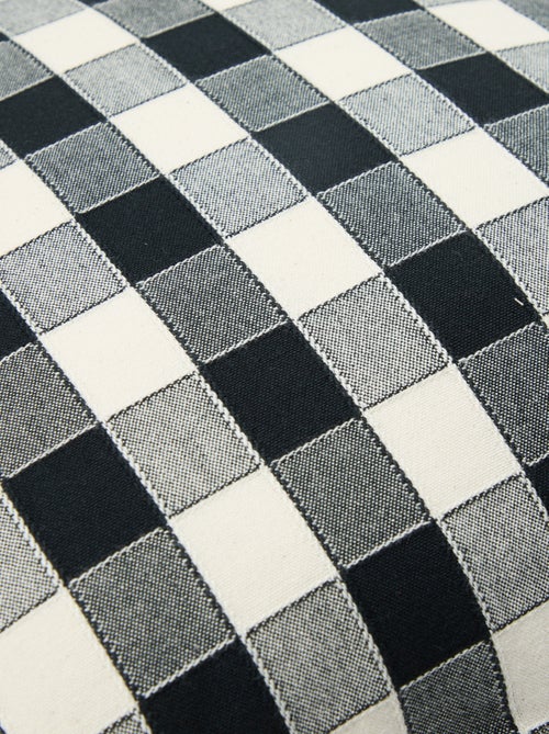 Funda de cojín a cuadros - Kiabi