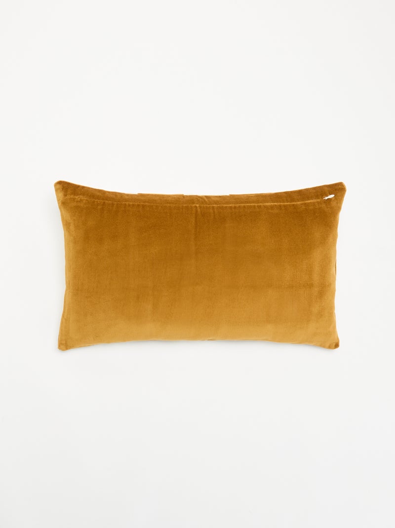 Funda de cojín bimateria Marron - Kiabi