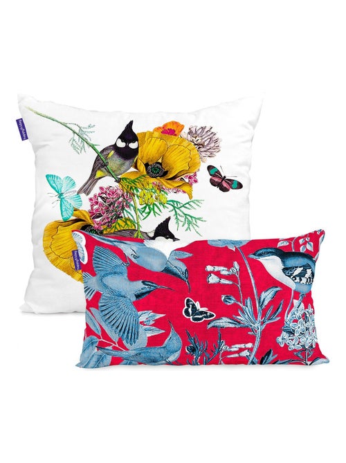 Funda de cojín Birds of paradise "Happyfriday" - Kiabi