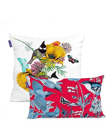 Funda de cojín Birds of paradise "Happyfriday