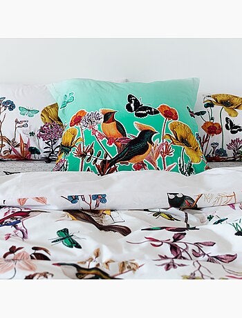 Funda de cojín Birds of paradise "Happyfriday
