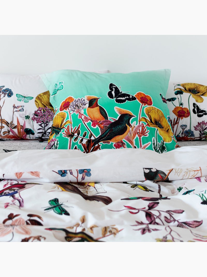 Funda de cojín Birds of paradise "Happyfriday" Multicolor - Kiabi