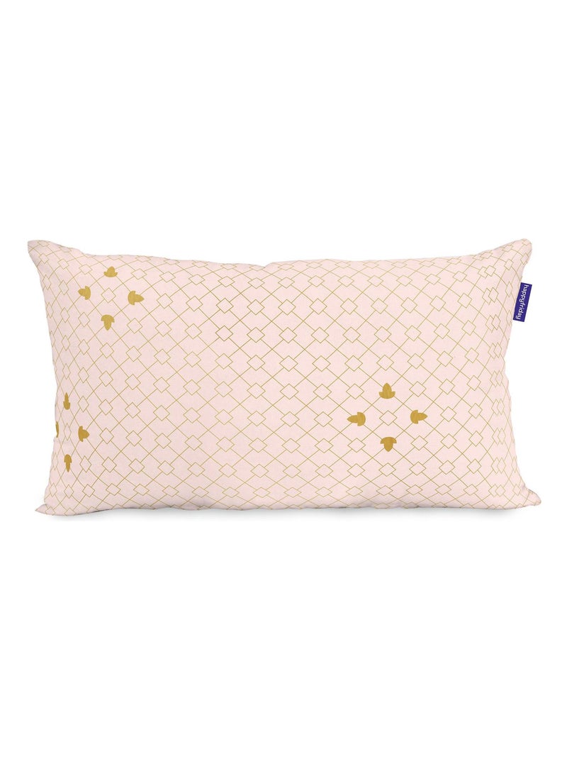 Funda de cojín Blooming "Happyfriday" Blanco - Kiabi