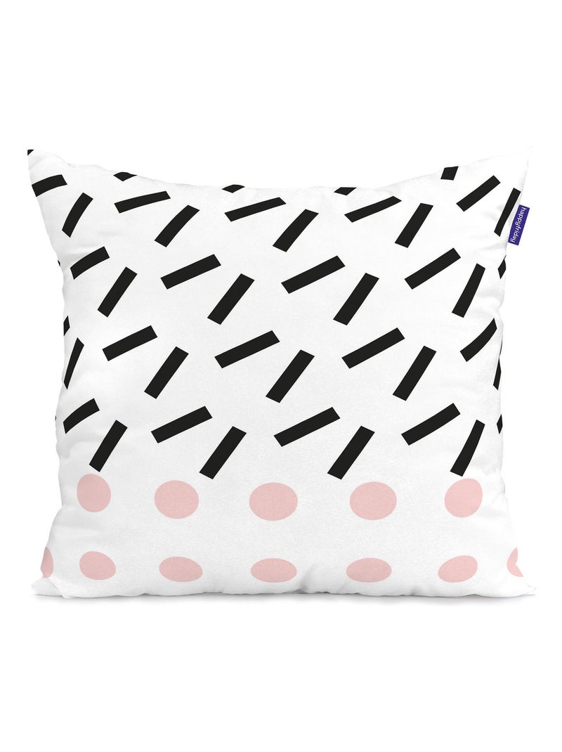 Funda de cojín Blush "Happyfriday" Blanco - Kiabi