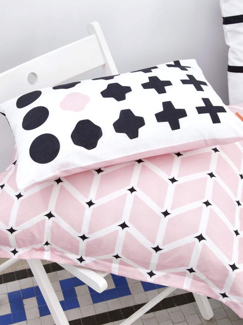 Funda de cojín Blush "Happyfriday" - Kiabi Funda de cojín Blush "Happyfriday" - Kiabi