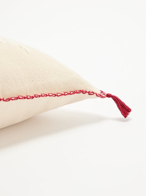 Funda de cojín bordada para Navidad - KIABI Home - Kiabi Funda de cojín bordada para Navidad - KIABI Home - Kiabi
