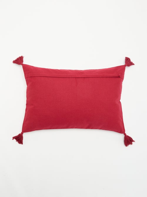 Funda de cojín bordada para Navidad - KIABI Home - Kiabi Funda de cojín bordada para Navidad - KIABI Home - Kiabi