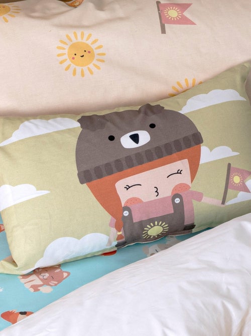 Funda de cojín Camping "Happyfriday" - Kiabi