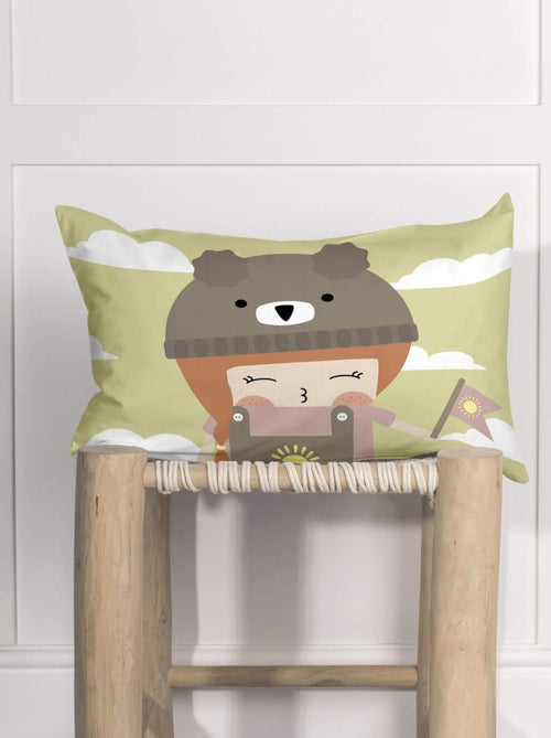 Funda de cojín Camping "Happyfriday" - Kiabi