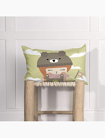 Funda de cojín Camping "Happyfriday