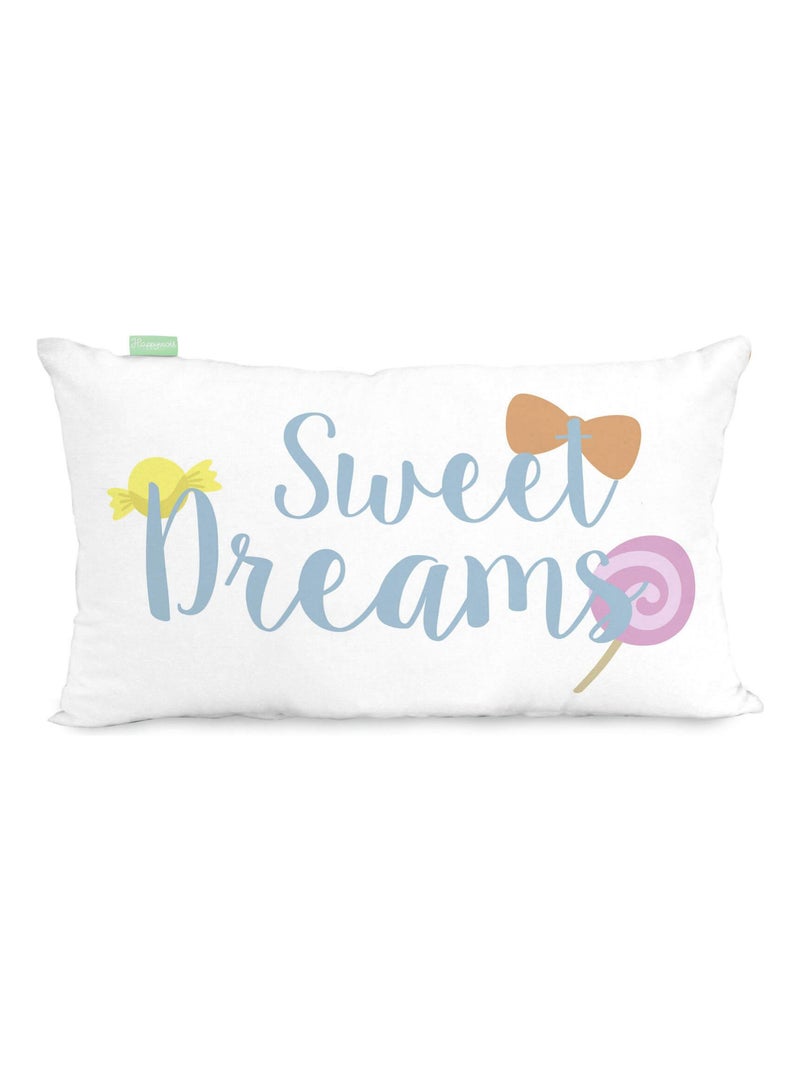 Funda de cojín Candies "Happyfriday" Blanco - Kiabi