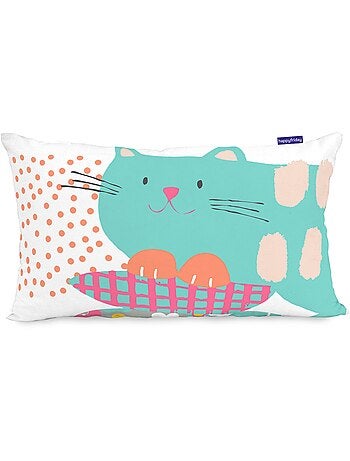 Funda de cojín Cat & mouse "Happyfriday