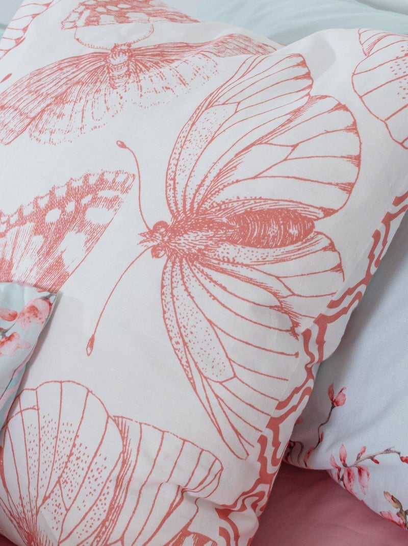 Funda de cojín Chinoiserie "Happyfriday" Blanco - Kiabi