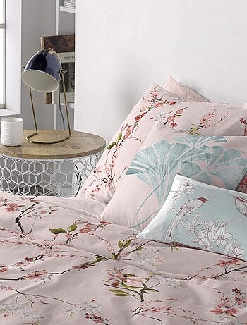 Funda de cojín Chinoiserie rose "Happyfriday