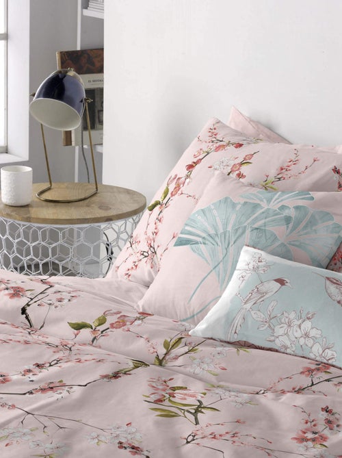 Funda de cojín Chinoiserie rose "Happyfriday" - Kiabi
