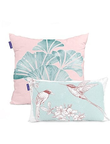 Funda de cojín Chinoiserie rose "Happyfriday