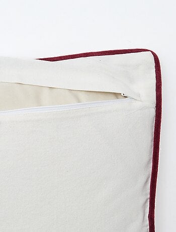 Funda de cojín con bordados 'Navidad'