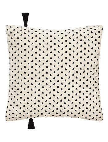 Funda de cojín con cara de cuerda