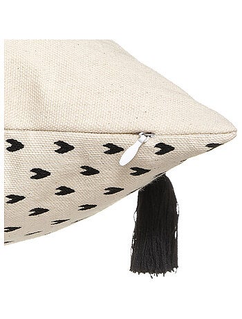 Funda de cojín con cara de cuerda