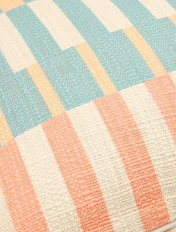 Funda de cojín con motivos geométricos