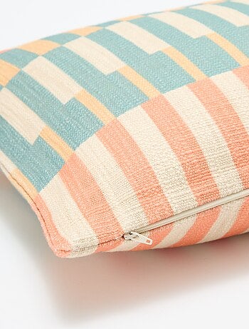 Funda de cojín con motivos geométricos