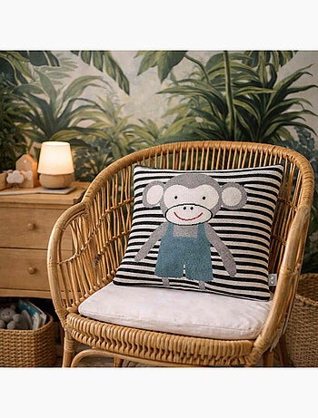 Funda de cojín de algodón orgánico - SEVIRA KIDS