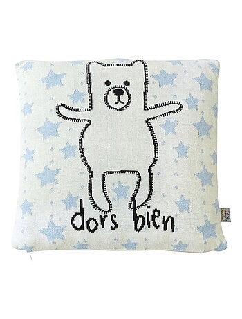 Funda de cojín de algodón orgánico de punto | SEVIRA KIDS