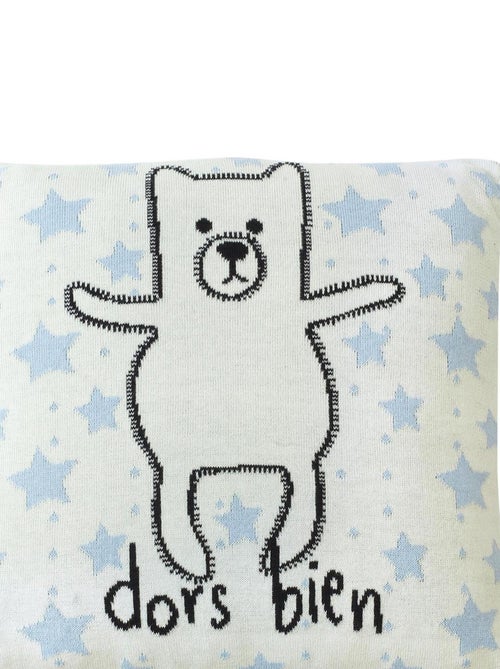 Funda de cojín de algodón orgánico de punto | SEVIRA KIDS - Kiabi