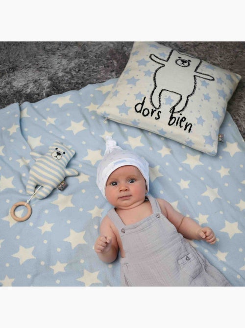 Funda de cojín de algodón orgánico de punto | SEVIRA KIDS - Kiabi