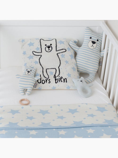 Funda de cojín de algodón orgánico de punto | SEVIRA KIDS - Kiabi