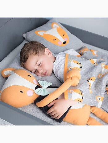 Funda de cojín de algodón orgánico de punto | SEVIRA KIDS