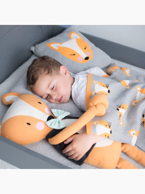 Funda de cojín de algodón orgánico de punto | SEVIRA KIDS - Kiabi