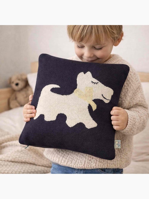 Funda de cojín de algodón orgánico de punto | SEVIRA KIDS - Kiabi