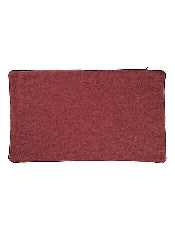 Funda de cojín de algodón y cáñamo